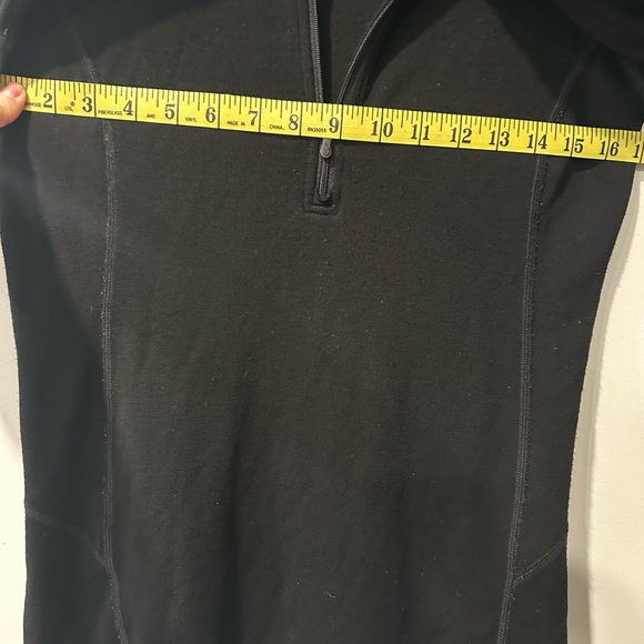 Smartwool Merino Half Zip Pullover Long Sleeve Base Layer BLACK women’s M - Picture 3 of 6
